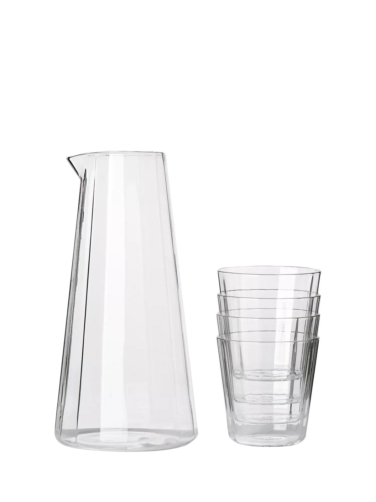 The Conran Shop Fade glass carafe and tumbler set 260ml, UK version