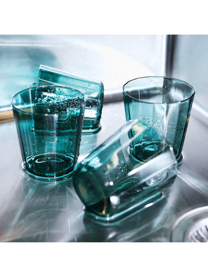 The Conran Shop Fade tumblers set of 4 Petrol 260ml (British brand)