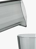 Conran Shop Fade glass carafe and 4 tumblers smoke, imported from the UK