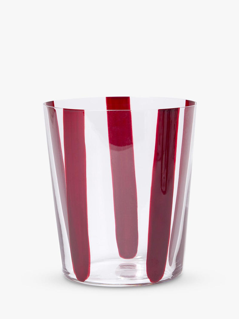 Conran Shop Nova Stripe crystal glass tumbler set 360ml, UK version