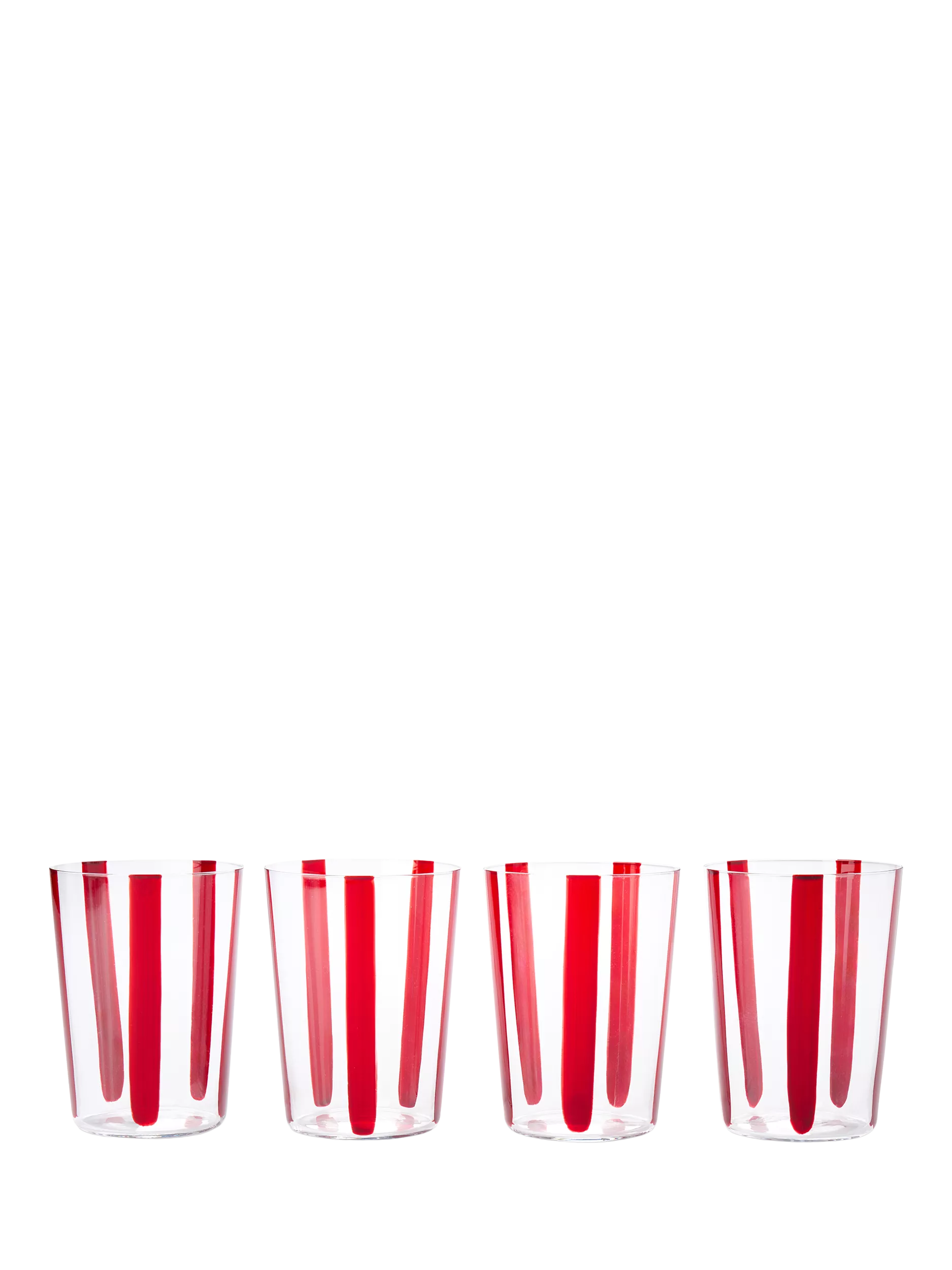 The Conran Shop crystal glass tumblers set of 4 500ml (British brand)