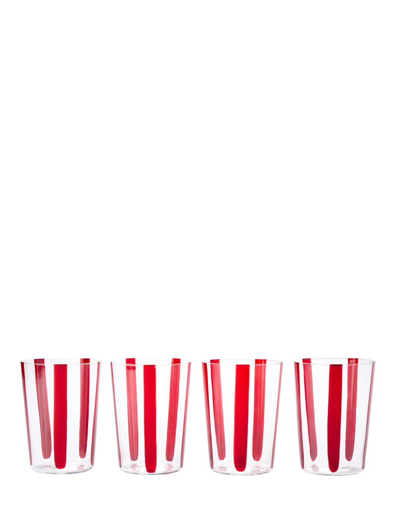 The Conran Shop crystal glass tumblers set of 4 500ml (British brand)