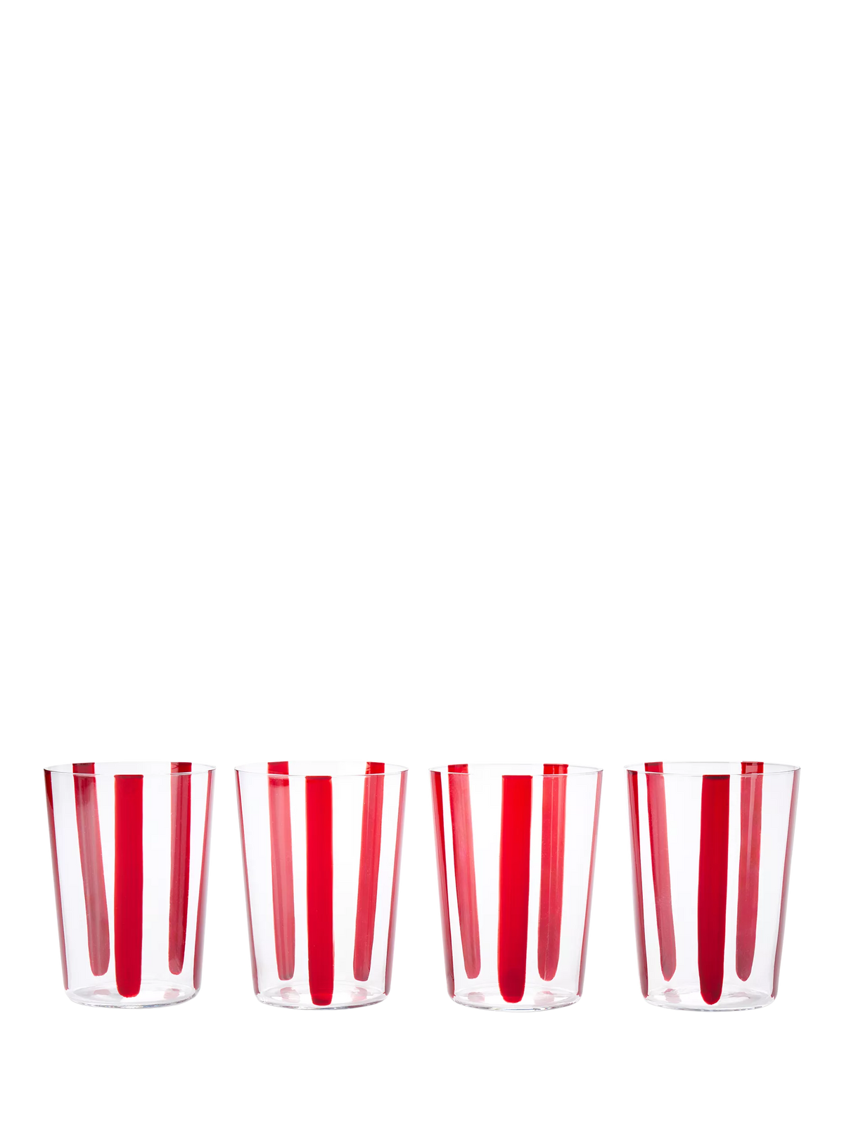 The Conran Shop crystal glass tumblers set of 4 500ml (British brand)