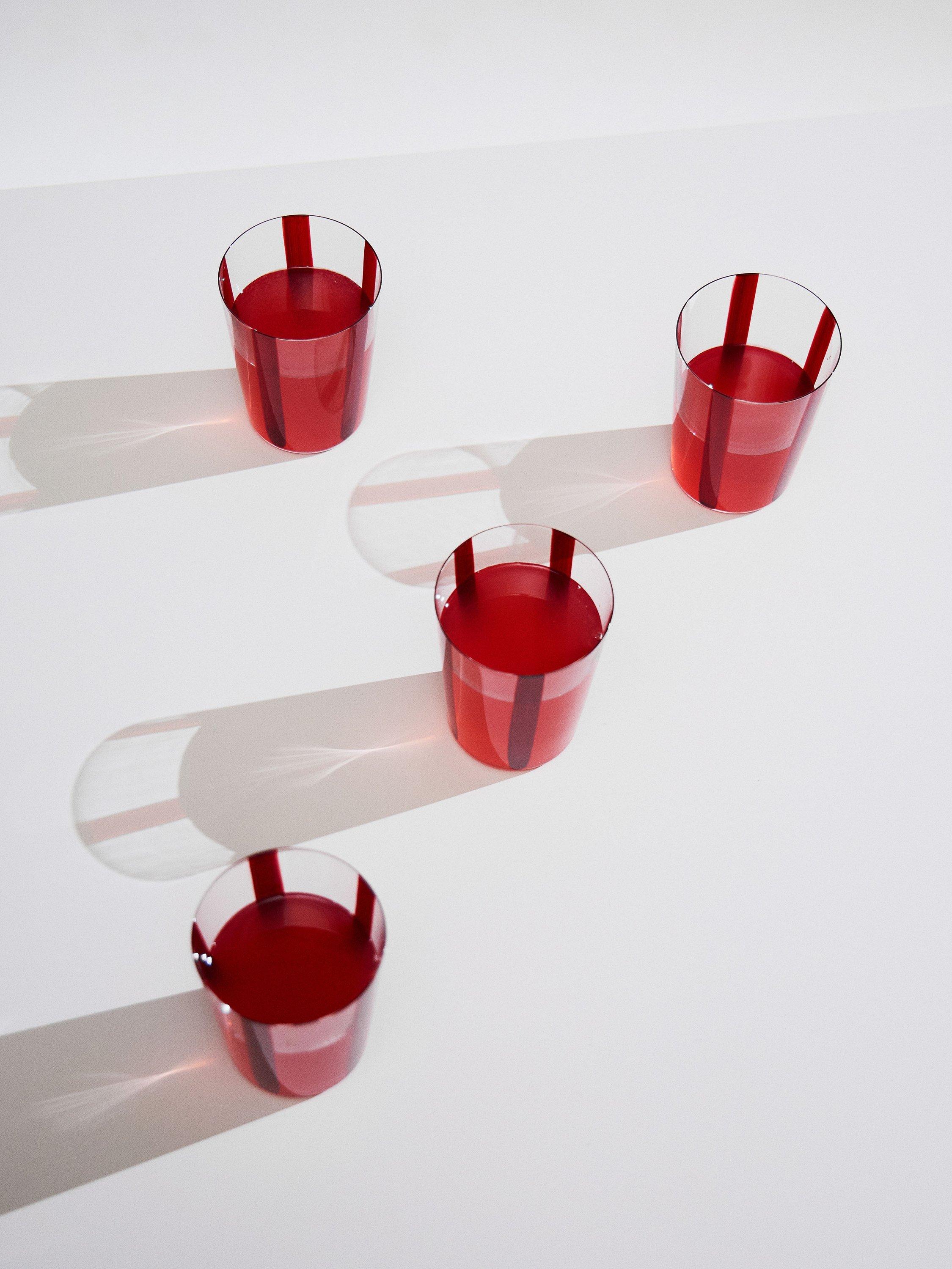 The Conran Shop crystal glass tumblers set of 4 500ml (British brand)