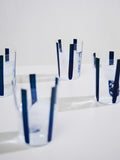 The Conran Shop Nova Stripe crystal glass tumbler set 500ml, imported from the UK