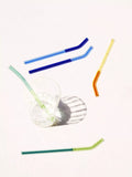 The Conran Shop cocktail straws set of 6 multi coloured (British brand)