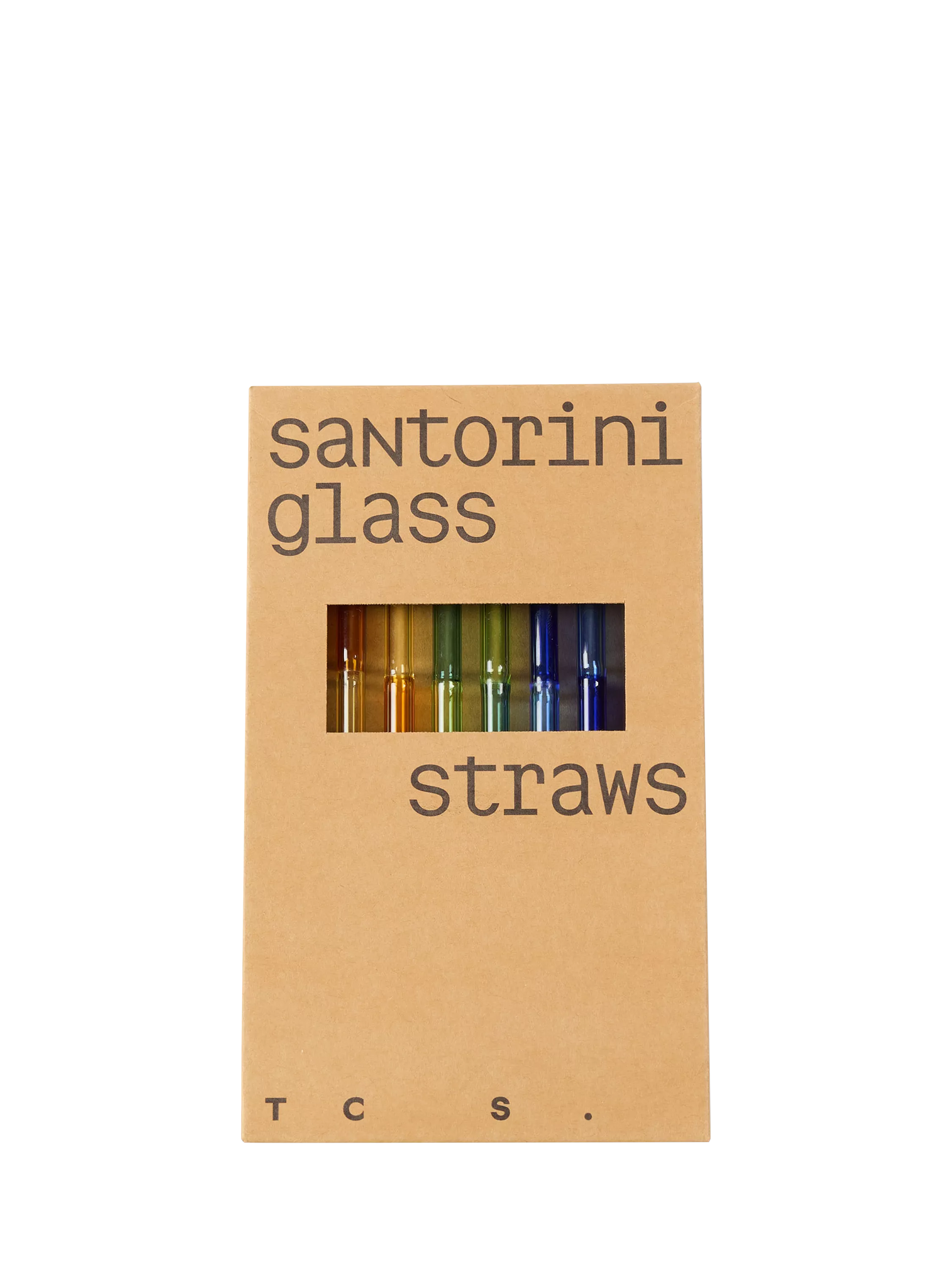 The Conran Shop cocktail straws set of 6 multi coloured (British brand)