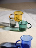 The Conran Shop yellow borosilicate glass mug set 235ml, UK version