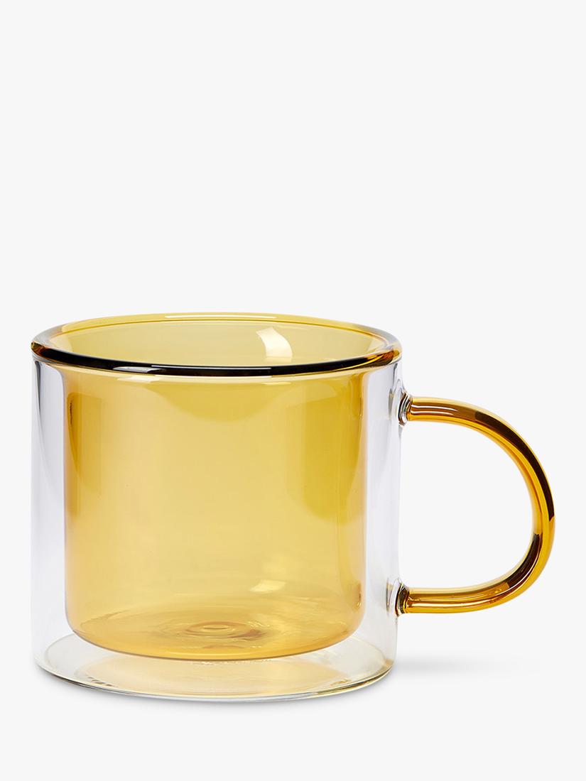 The Conran Shop yellow borosilicate glass mug set 235ml, UK version