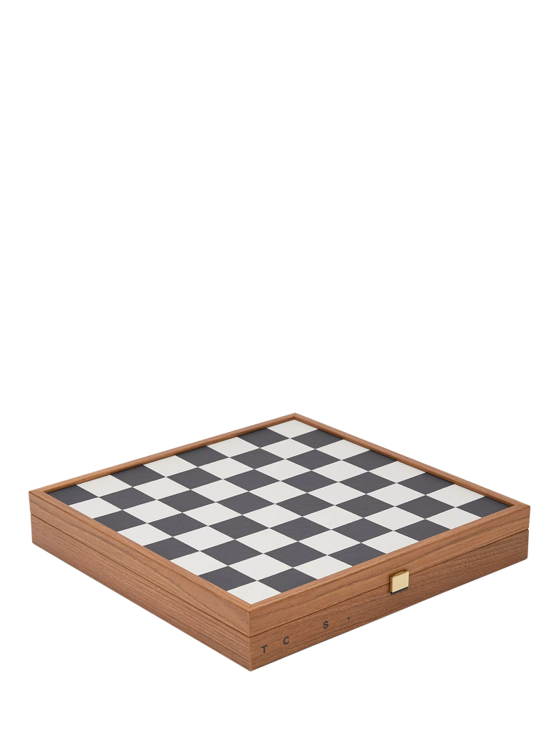 Conran Shop Milos wooden chess set black white - British product