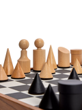 Conran Shop Milos wooden chess set black white - British product