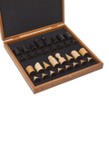 Conran Shop Milos wooden chess set black white - British product