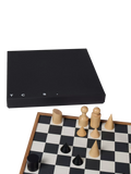 Conran Shop Milos wooden chess set black white - British product