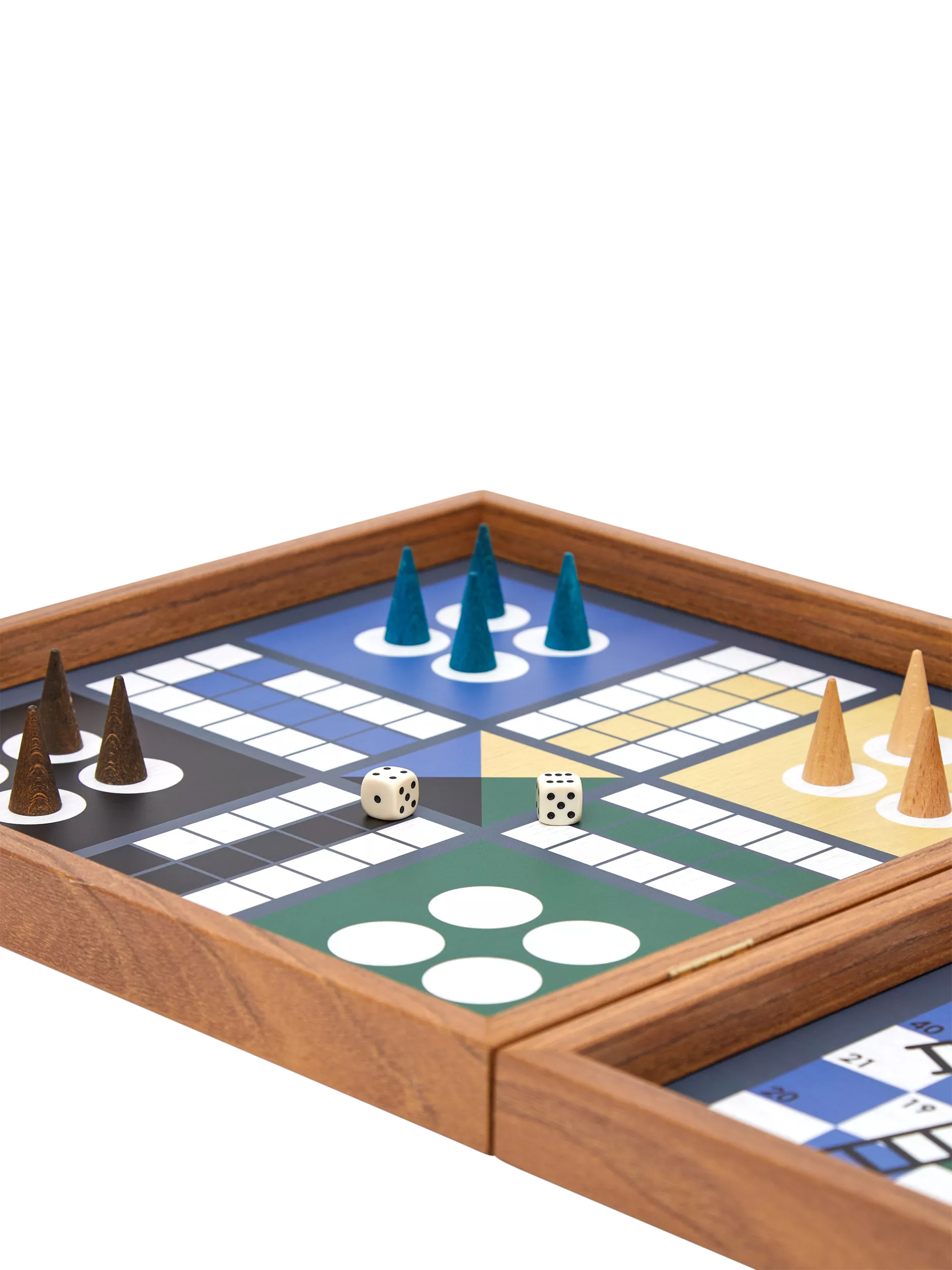 The Conran Shop Milos wooden combo board game set - British product