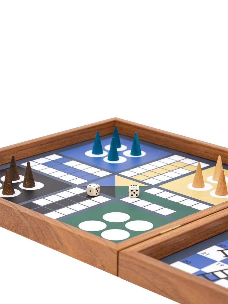 The Conran Shop Milos wooden combo board game set - British product