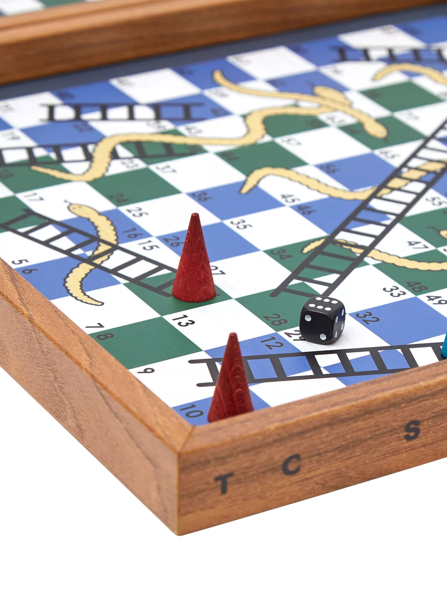 The Conran Shop Milos wooden combo board game set - British product