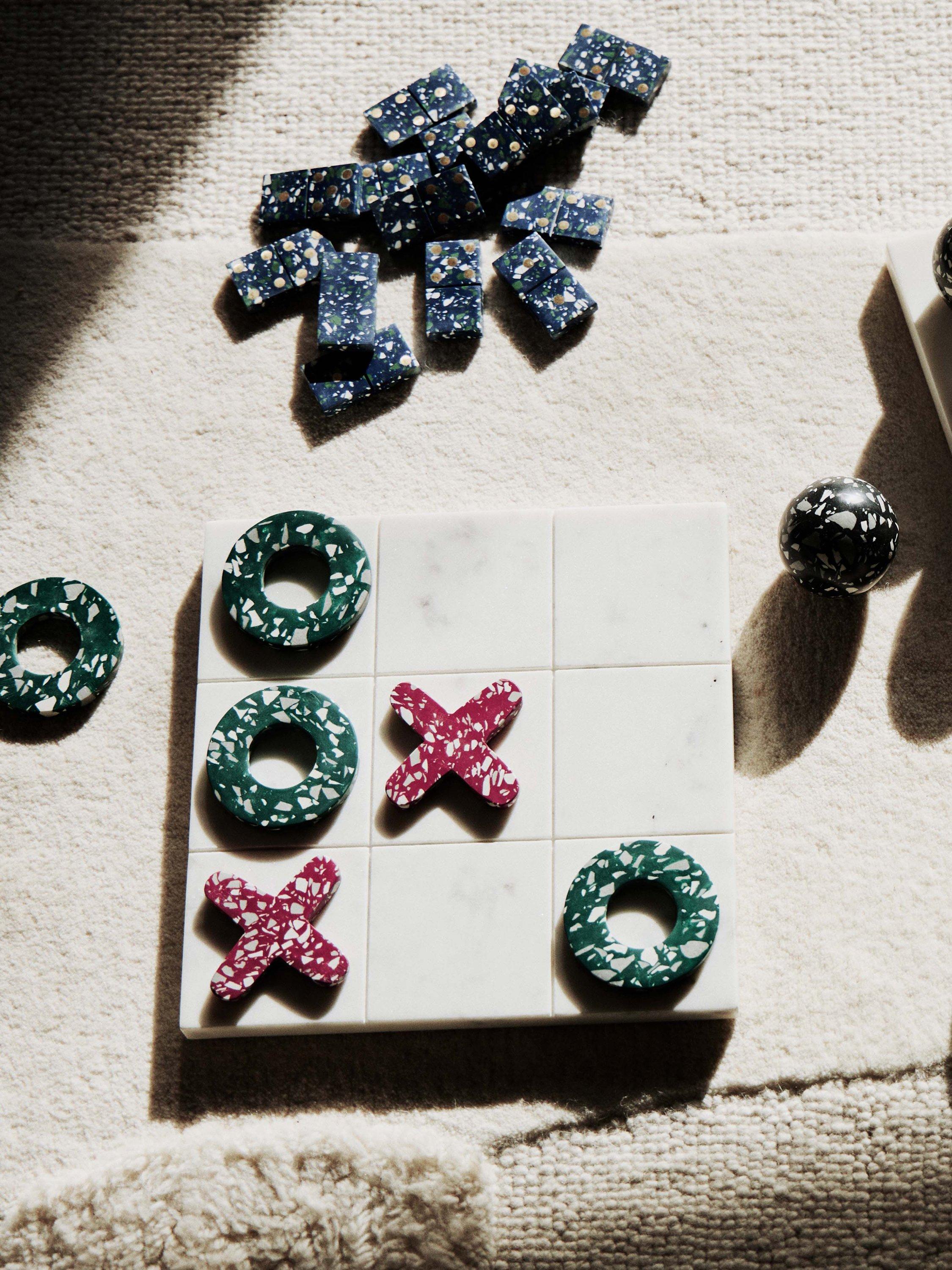 The Conran Shop Pietra Naughts & Crosses board game - British product