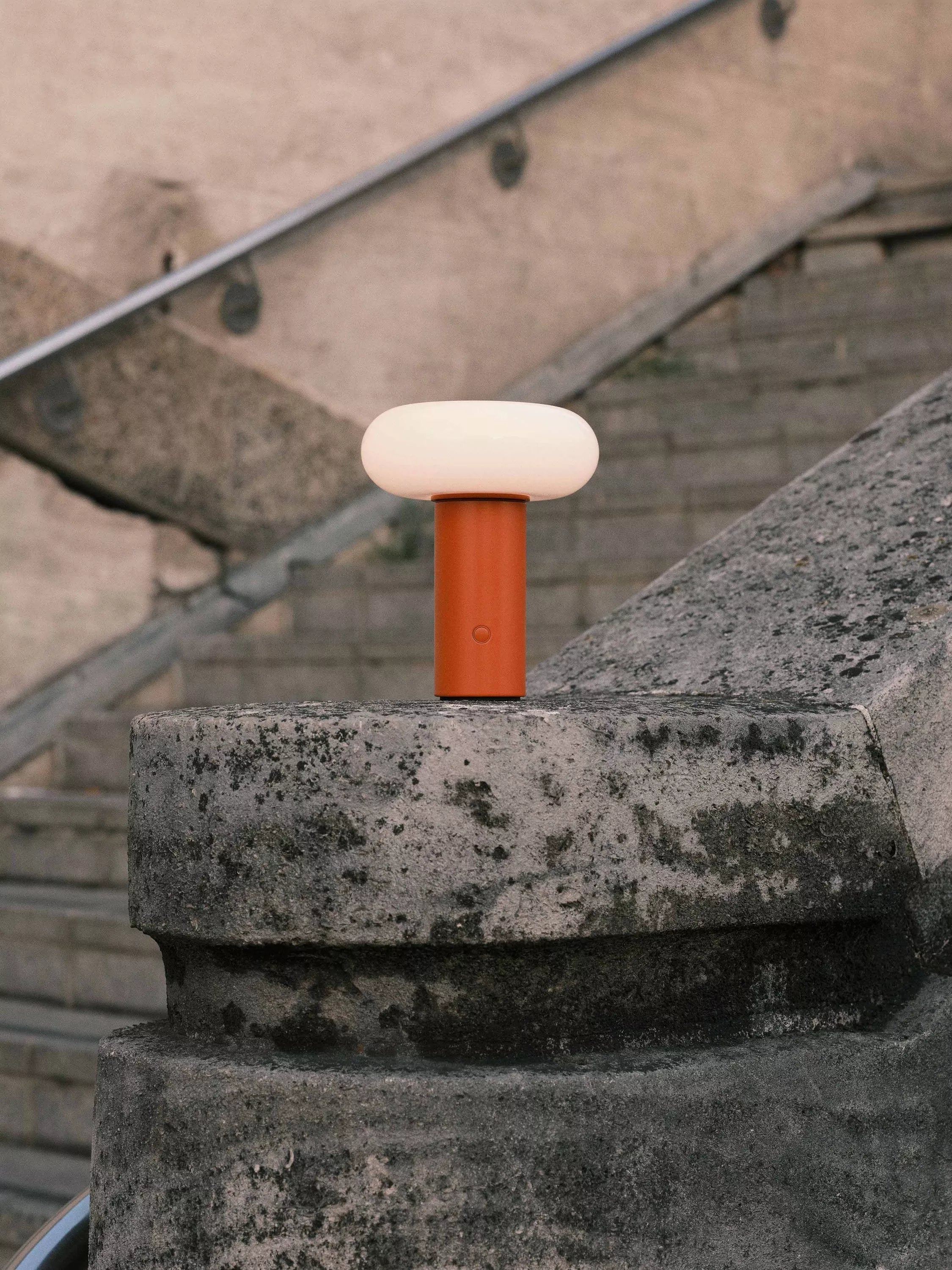 The Conran Shop portable table lamp orange (British brand)