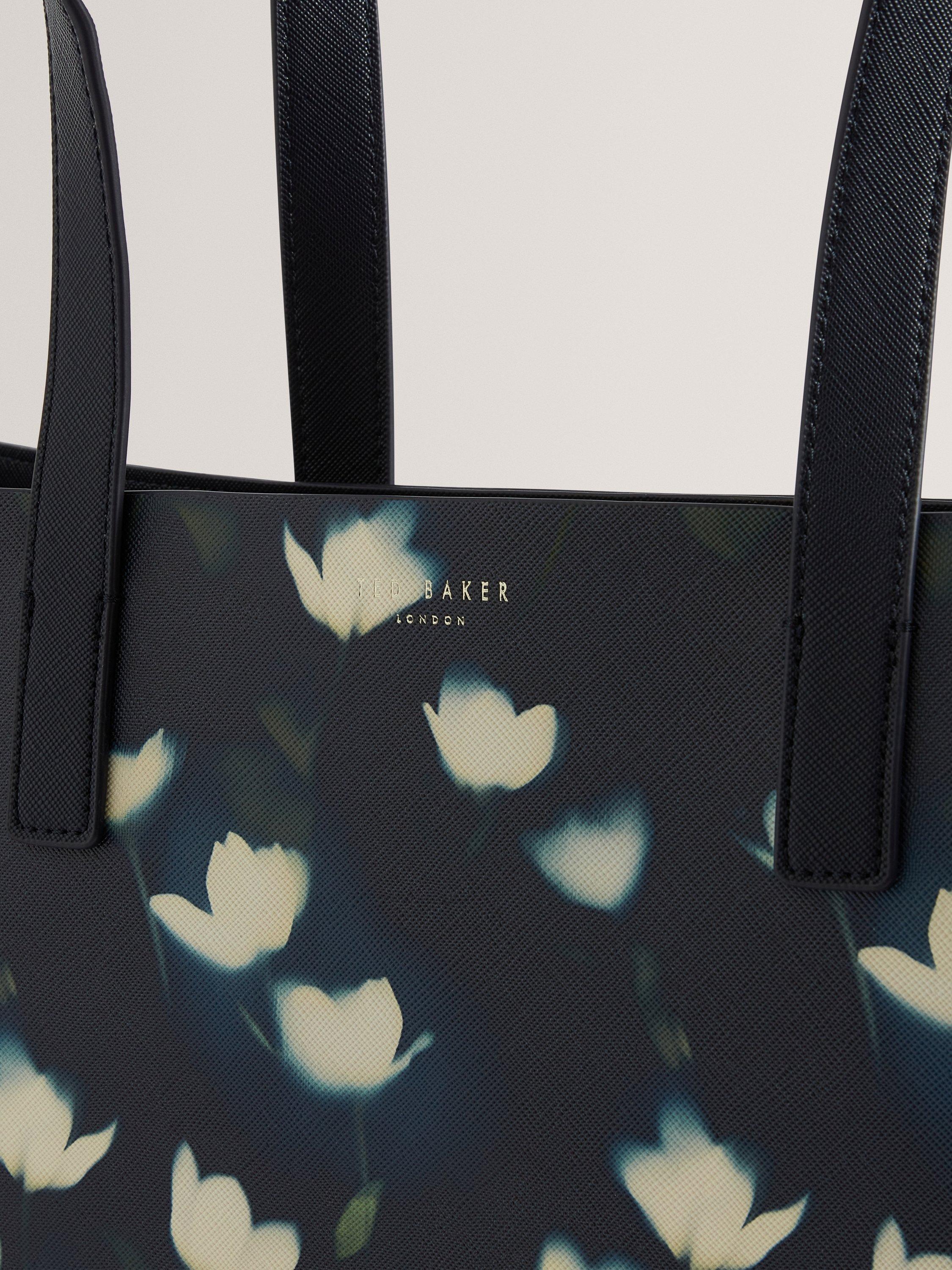 Ted Baker printed tote bag navy, UK version