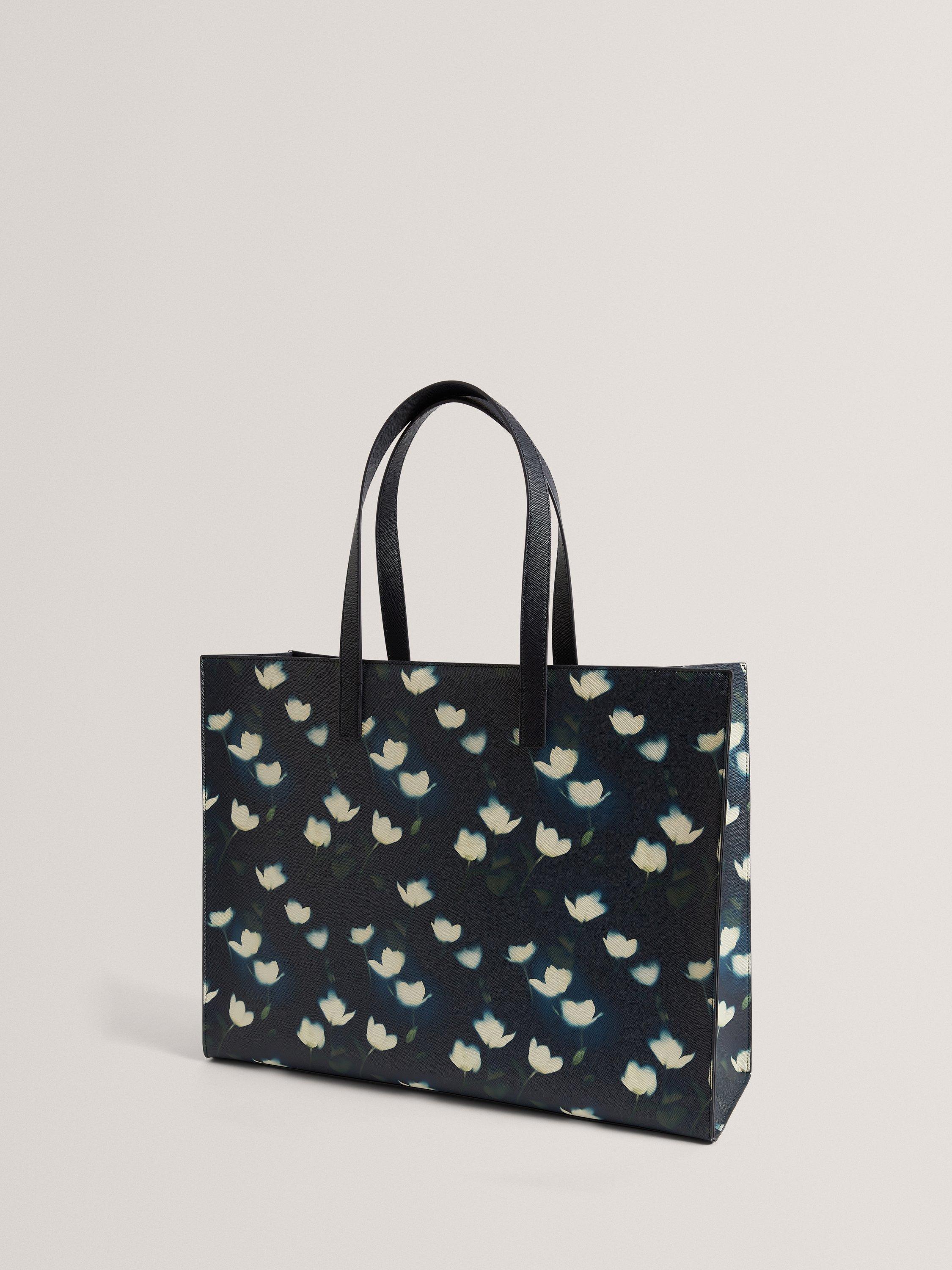 Ted Baker printed tote bag navy, UK version