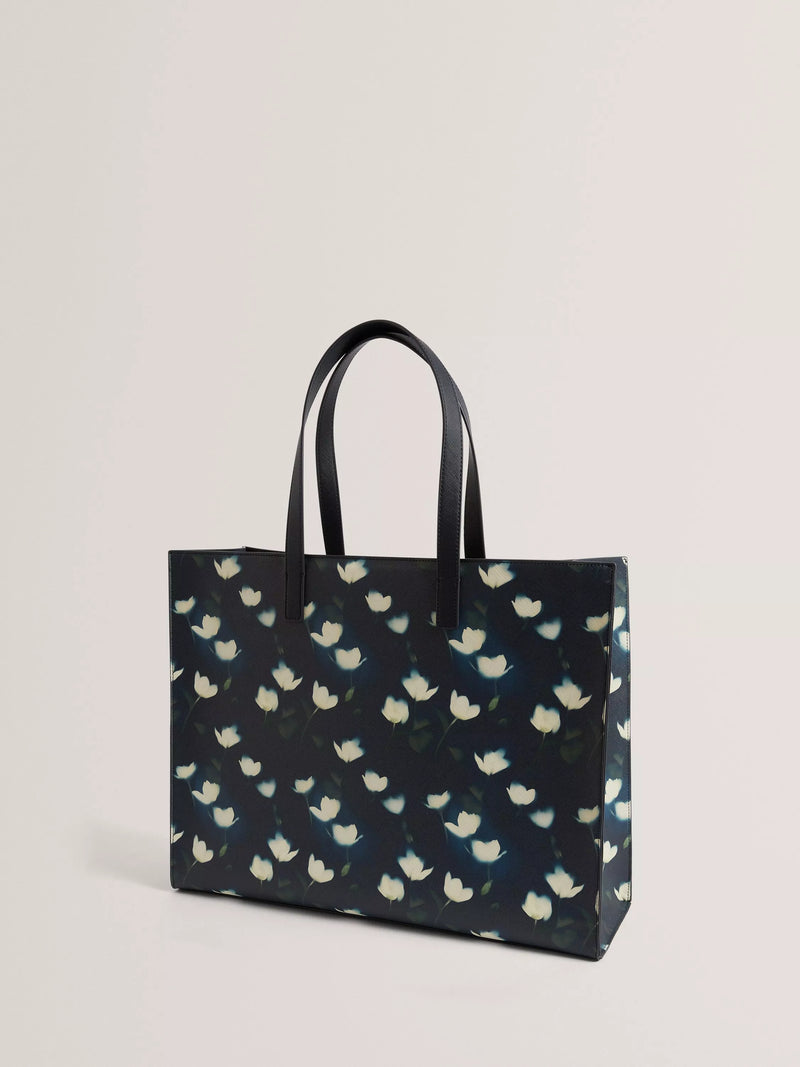 Ted Baker printed tote bag navy, UK version