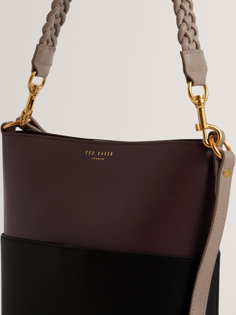 Ted Baker Wilna tote bag wine leather, UK version