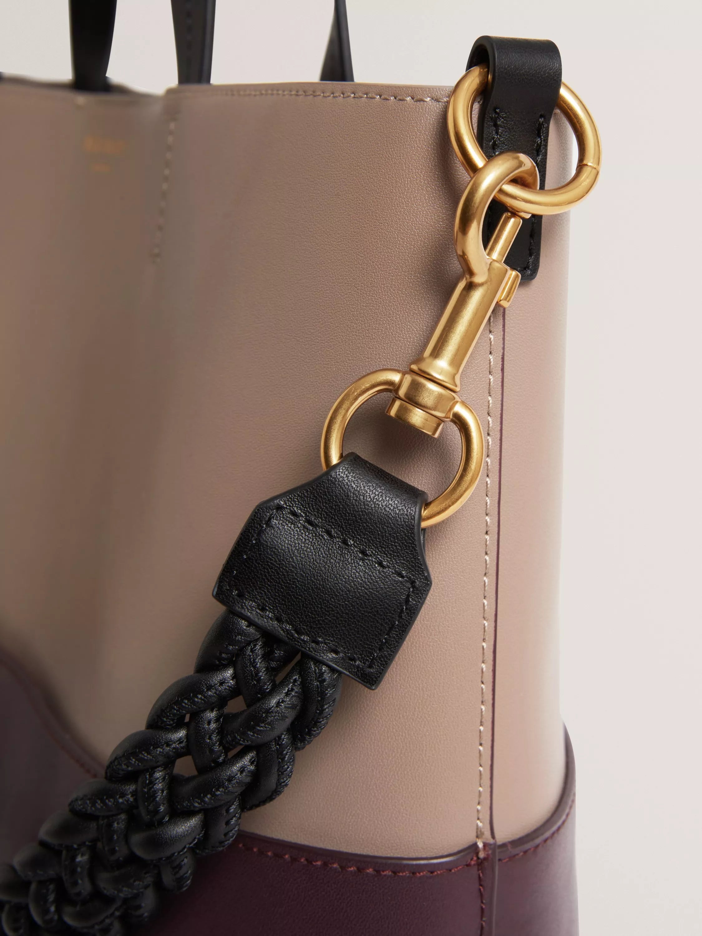 Ted Baker Wynslow wine leather tote bag, UK version