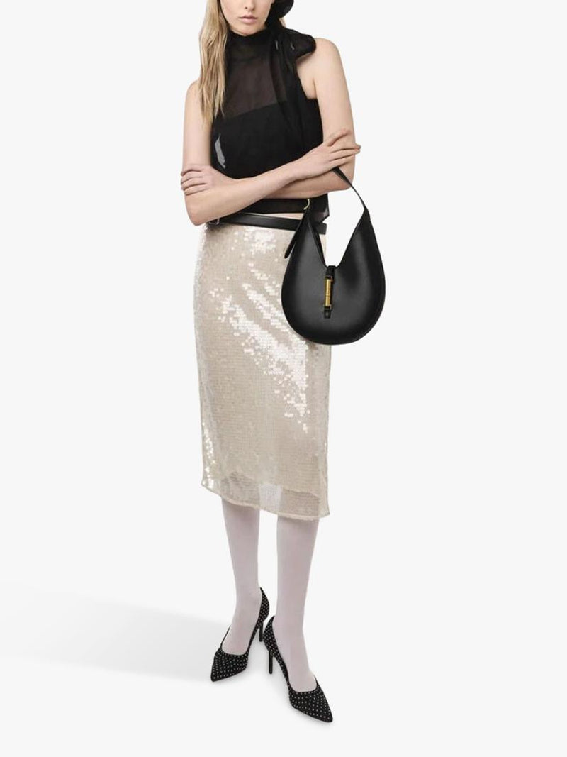 CHARLES & KEITH Cesia Hobo Bag in black, imported from the UK
