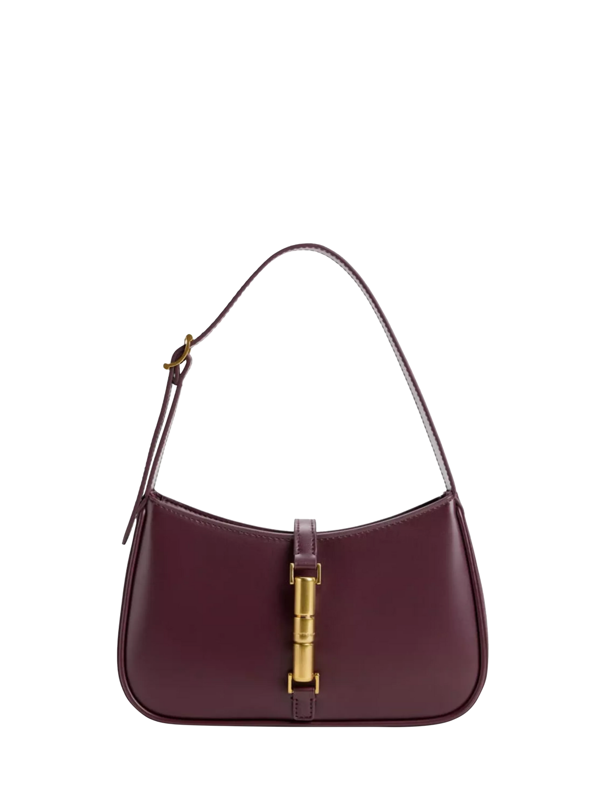 CHARLES & KEITH Cesia Shoulder Bag, Wineberry Red