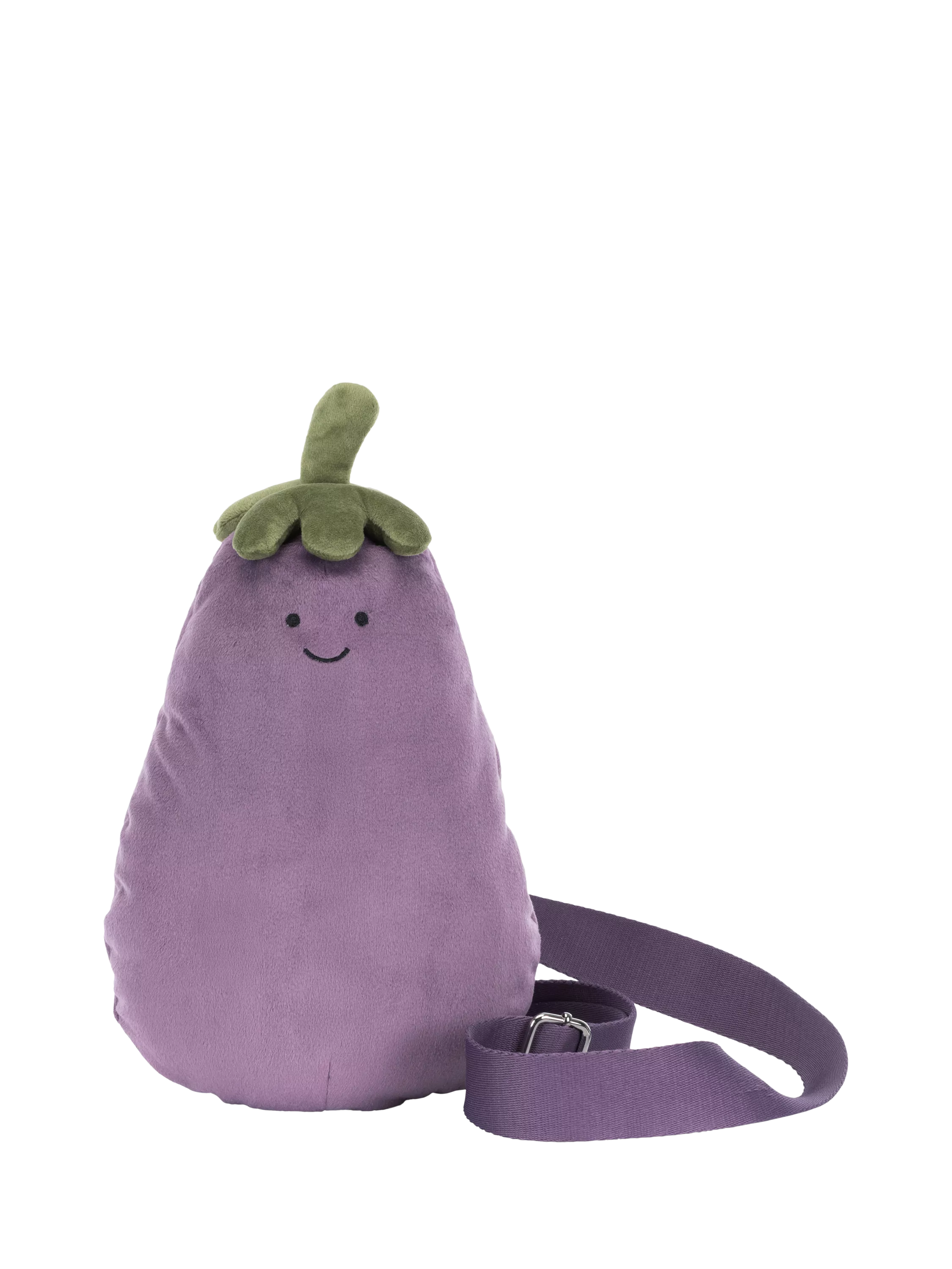 Jellycat Amuseables Aubergine Bum Bag plush fanny pack, UK version
