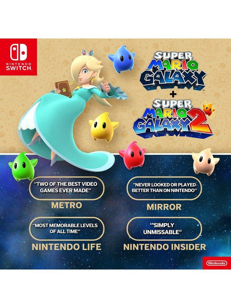 Nintendo Super Mario Galaxy collection Nintendo Switch game, UK version