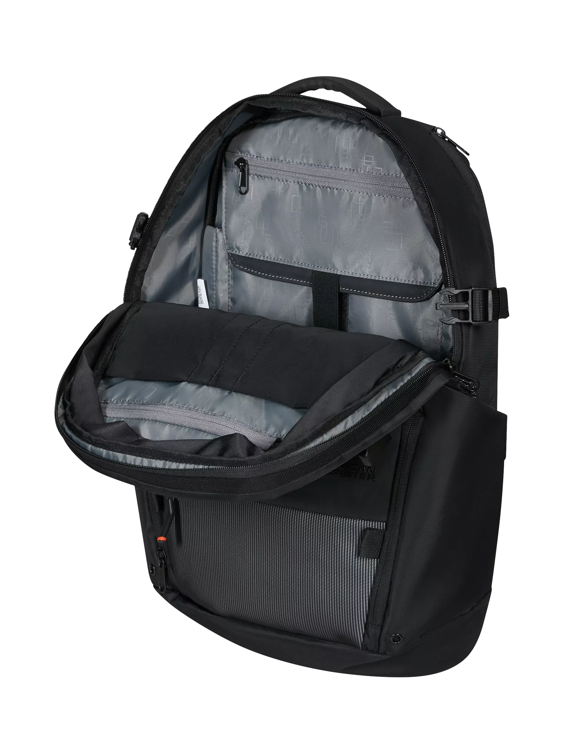 American Tourister PacePro 15-inch laptop backpack in flash black, UK version