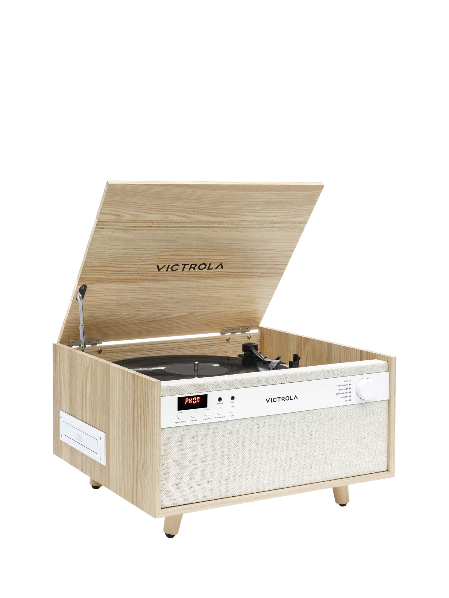 Victrola Century 6-in-1 music centre turntable natural, UK version