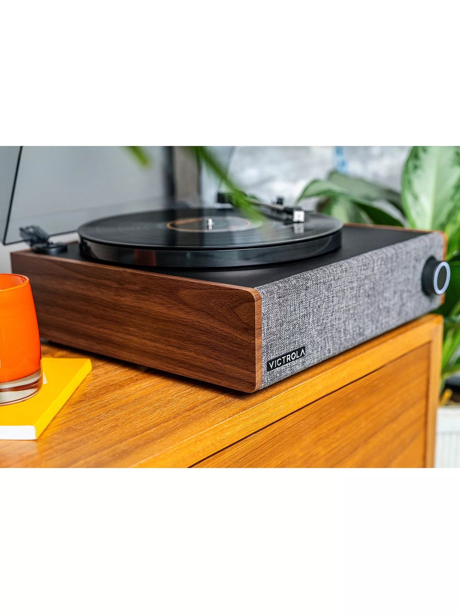 Victrola Eastwood LP bluetooth turntable in walnut (British brand)