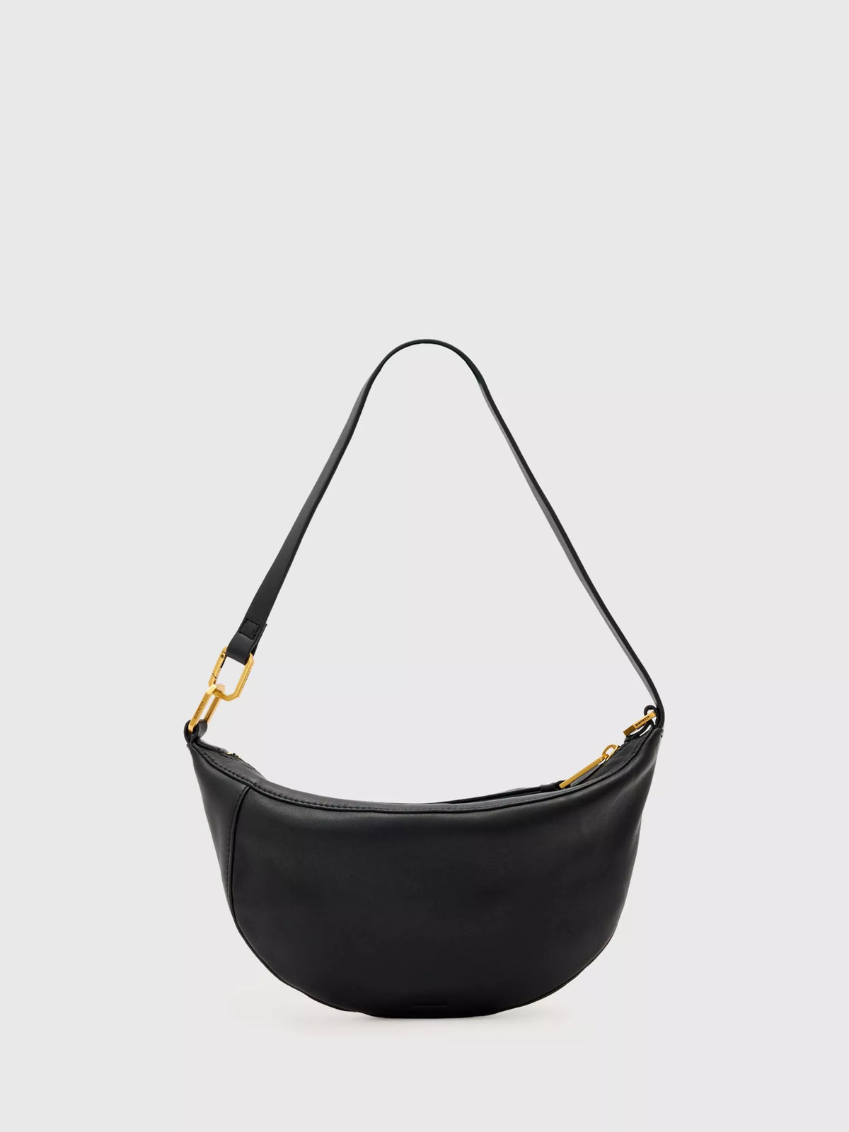 AllSaints Luna Micro Leather Shoulder Bag, imported from the UK