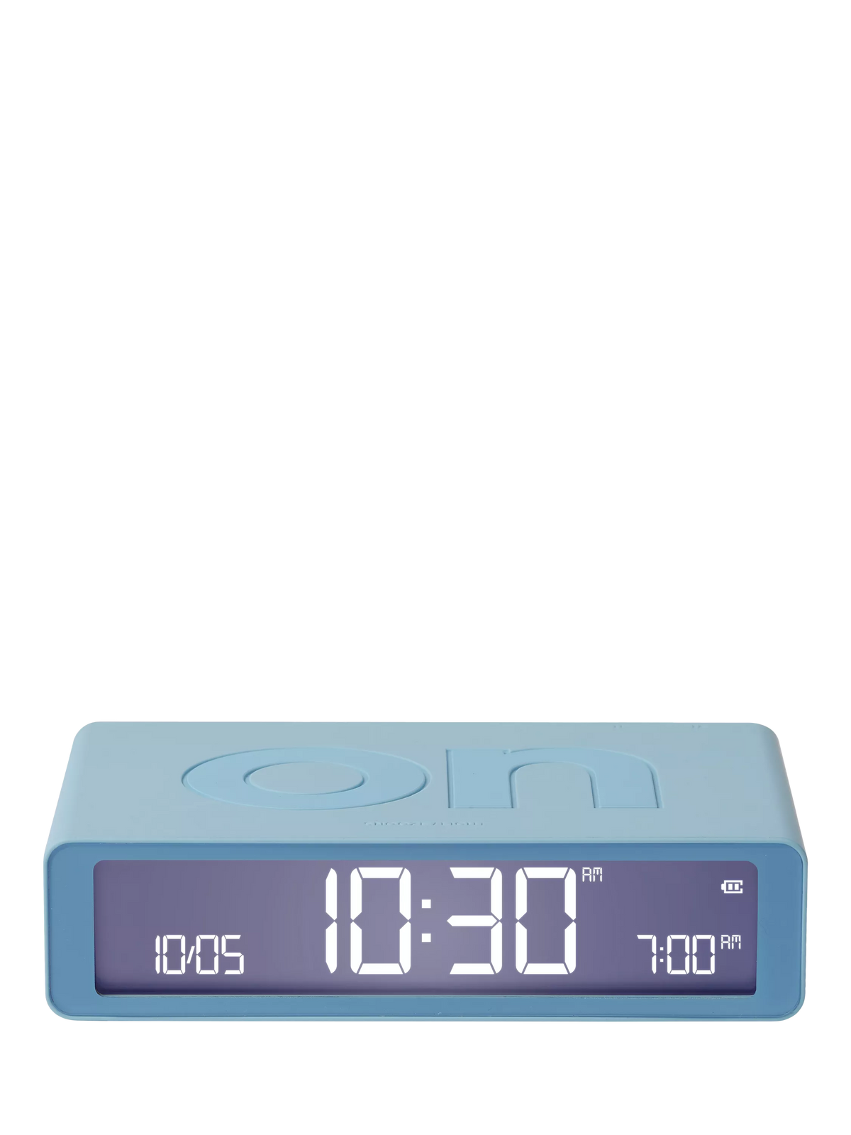 Lexon Flip Classic alarm clock, UK version