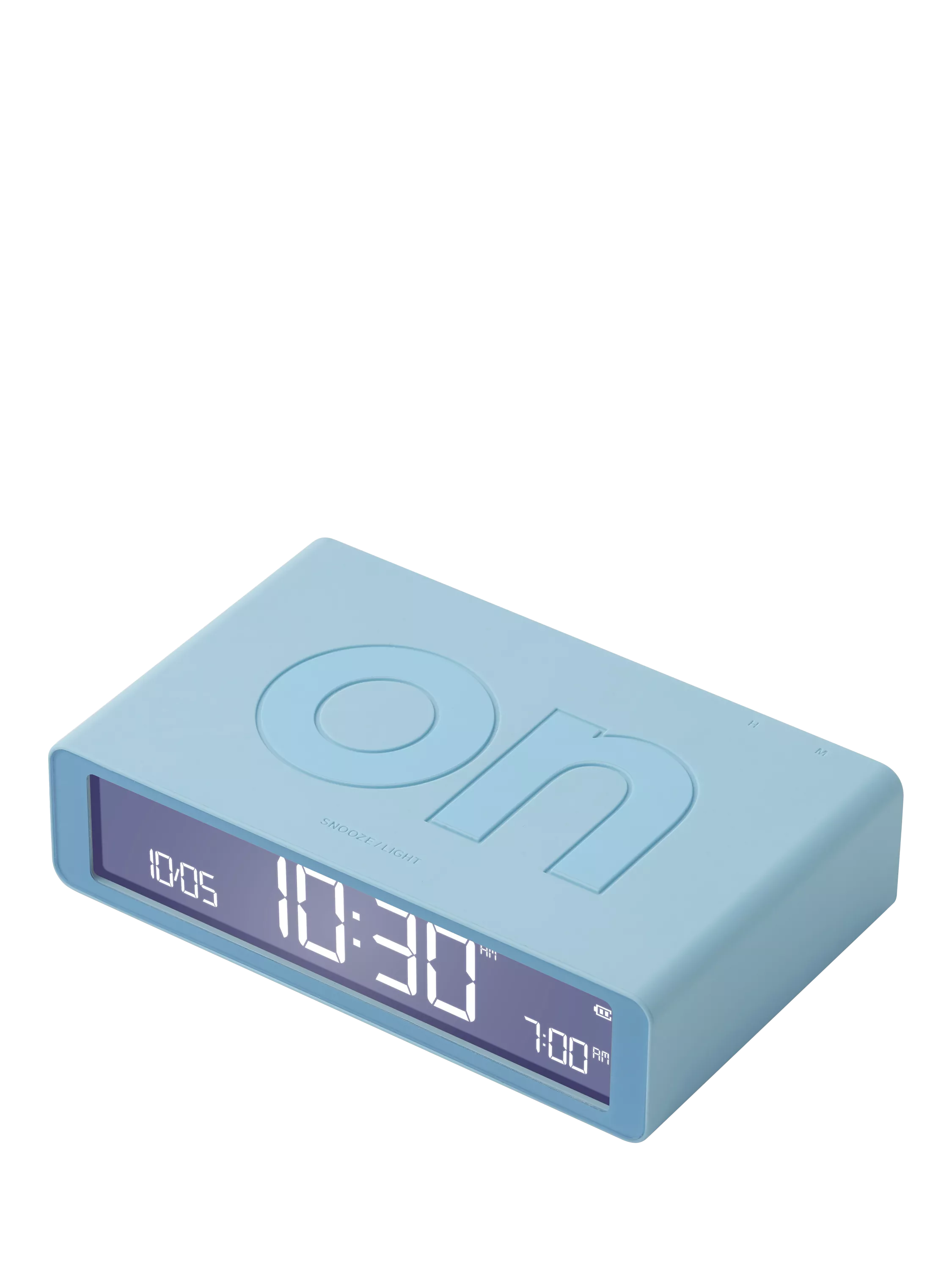Lexon Flip Classic alarm clock, UK version