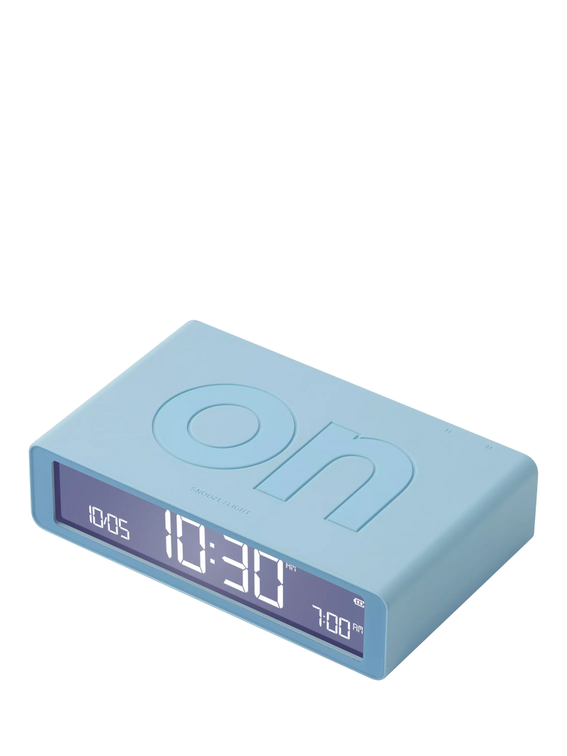 Lexon Flip Classic alarm clock, UK version