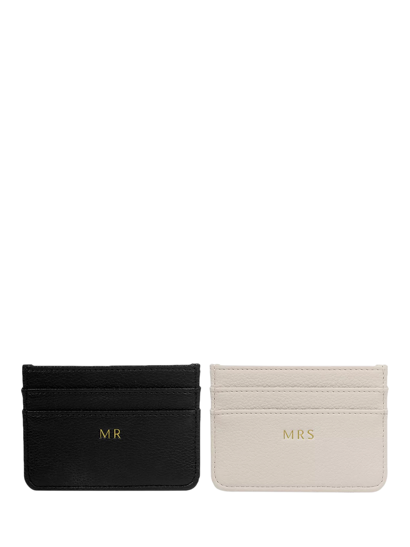 Katie Loxton Mr & Mrs card holder gift set, British brand