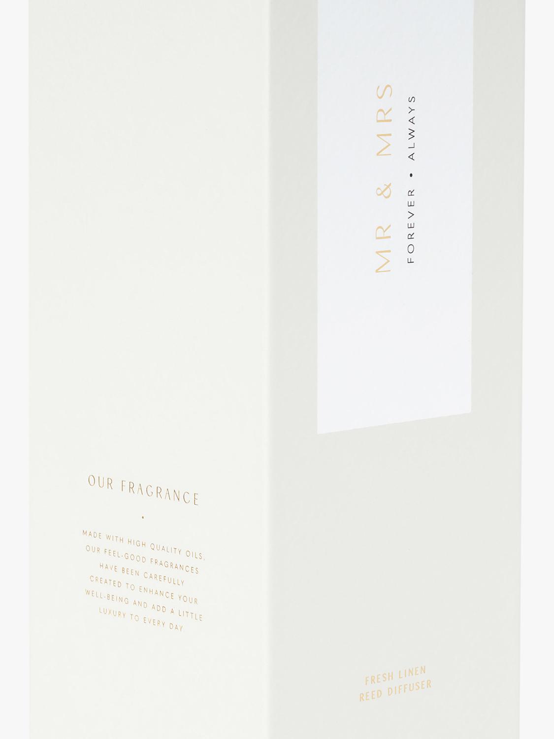 Katie Loxton Mr & Mrs reed diffuser fresh linen white lily, UK version