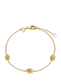 Daisy London daisy chain bracelet gold plated - British product