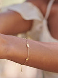 Daisy London daisy chain bracelet gold plated - British product