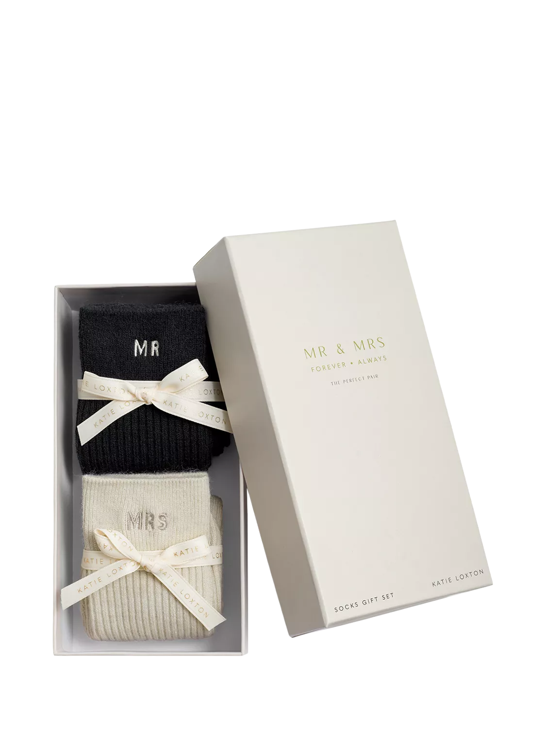 Katie Loxton Mr & Mrs socks gift set, UK version