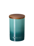 Le Creuset Stoneware Storage Jar, 770ml, Bleu Riviera