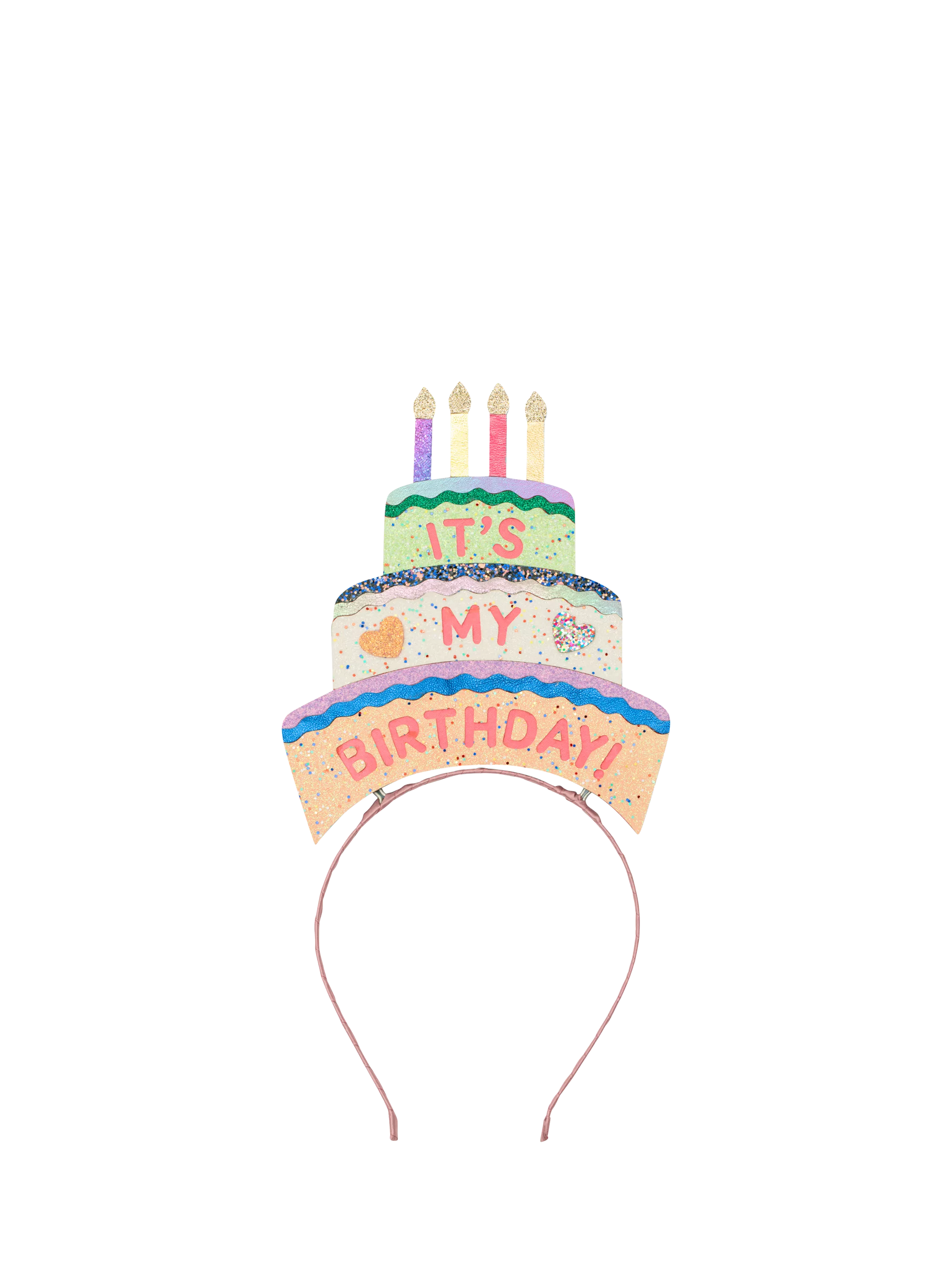 Mimi & Lula sparkly birthday cake headband for kids (British brand)