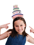 Mimi & Lula sparkly birthday cake headband for kids (British brand)