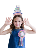 Mimi & Lula sparkly birthday cake headband for kids (British brand)