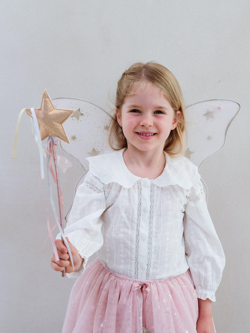Mimi & Lula kids' starry night wings pink, UK version