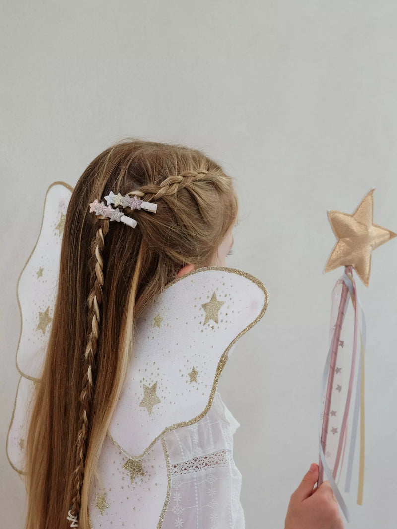 Mimi & Lula kids' starry night wings pink, UK version