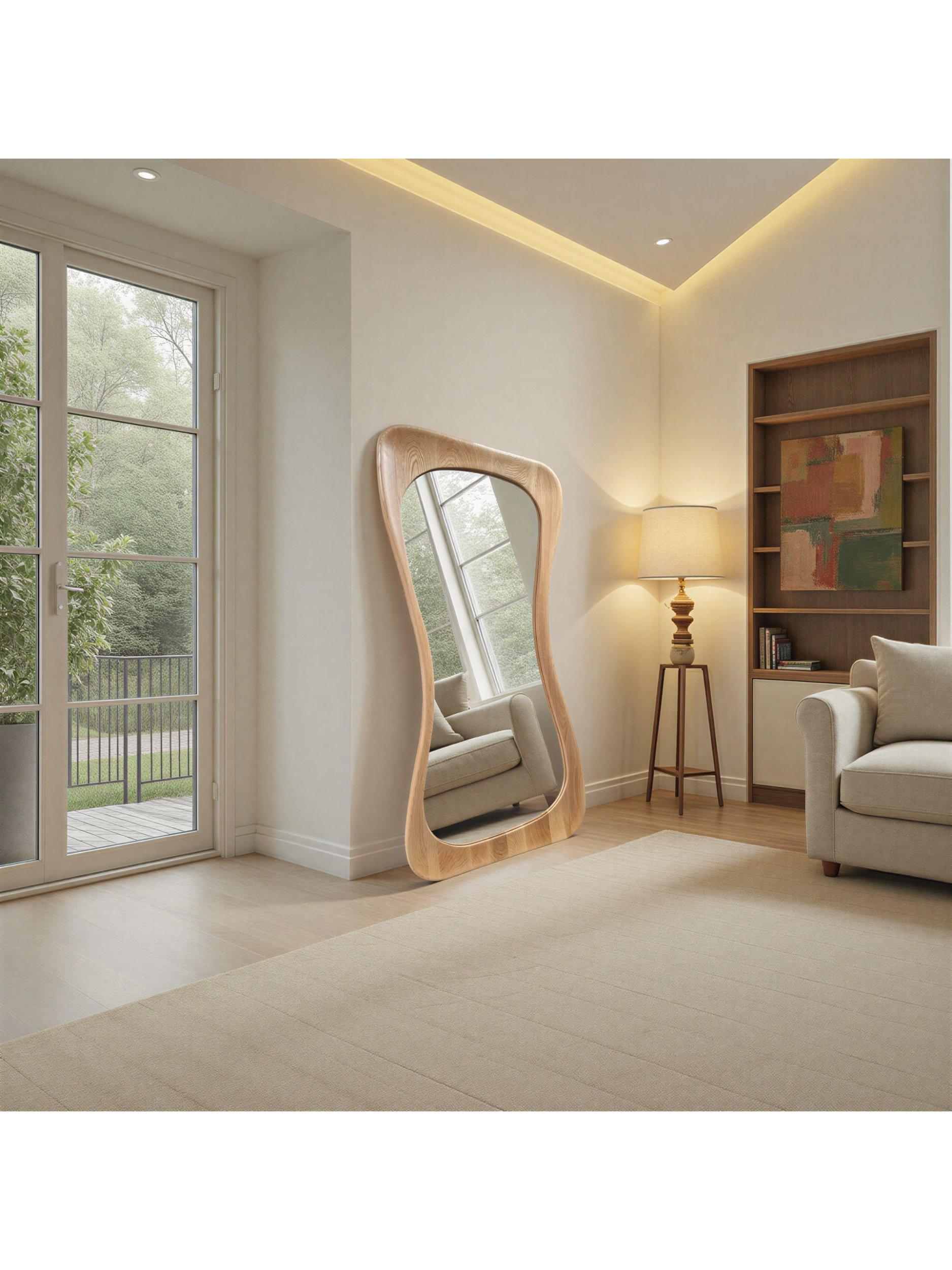 Yearn Alba oak full-length mirror 190x90cm natural (British brand)